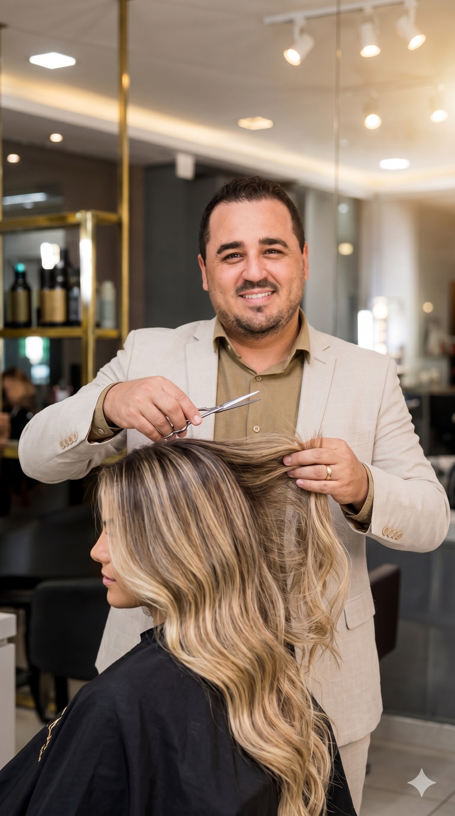 Diego Kuhn, cabeleireiro e educador em colorimetria
